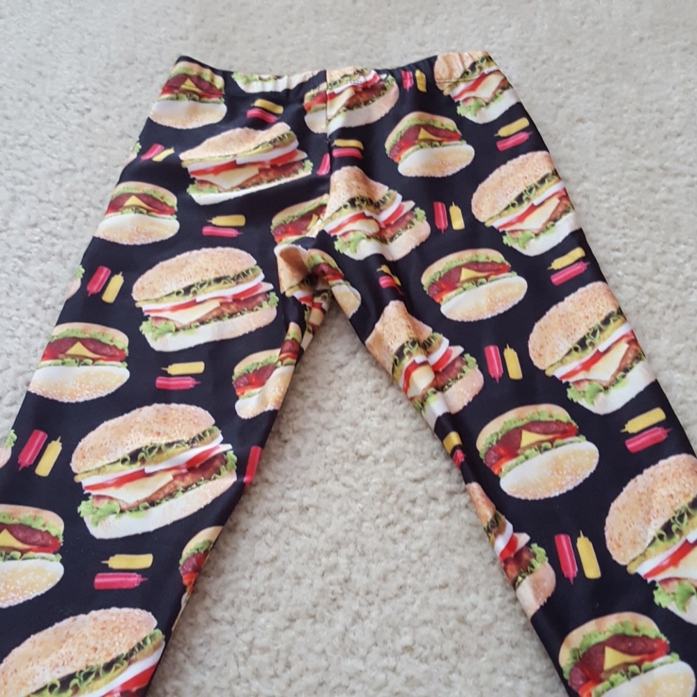 Hamburger Leggings Girls